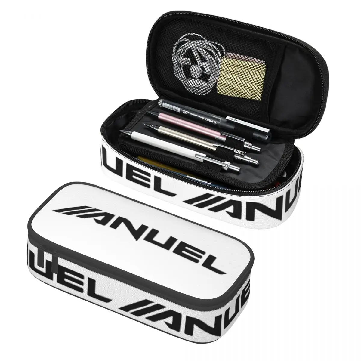 

Пеналы Anuel AA, держатель для ручек, канцелярские принадлежности, большая вместительная коробка для ручек, сумка-карандаш для студентов