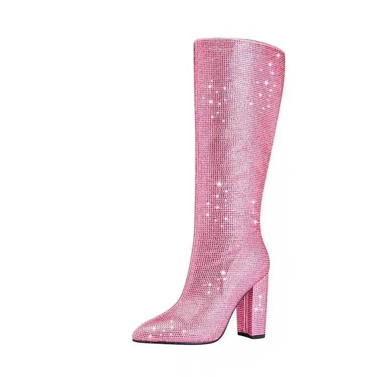 Lucyleyte Damen Knielhohe Stiefel 5