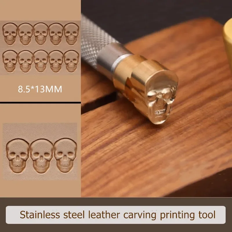 304 Steel Skull Stamp 0.33