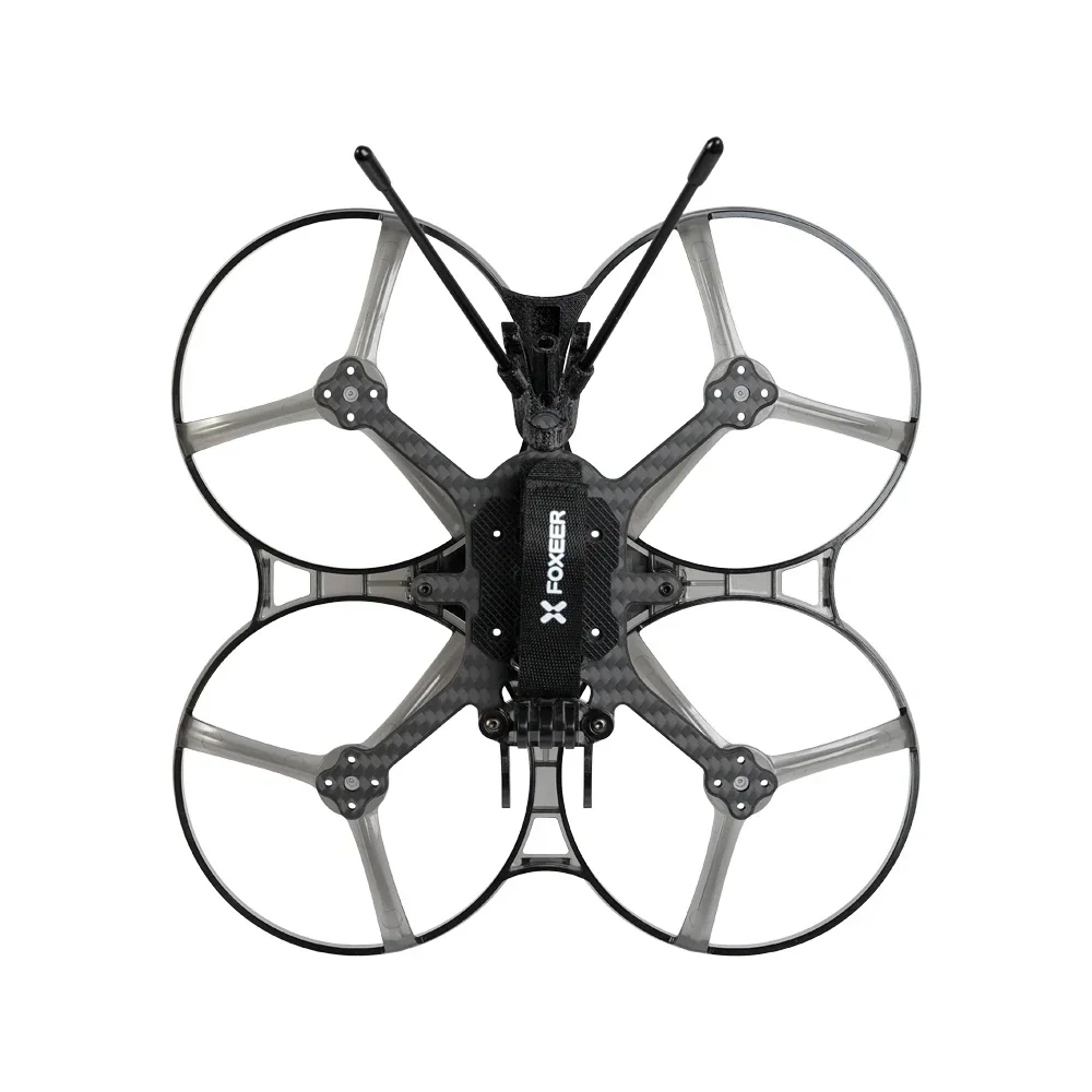 Foxeer Foxwhoop 35 142 mm 3,5 Zoll T700 Carbonfaser unzerbrechlicher Cinewhoop-Rahmen für FPV Mini Freestyle Drohnen Vista HD Analog