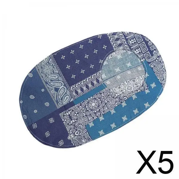 

5x Colostomy Bag No Need Clip Pouches with Clip Closur Cover for Ostomy Stoma Grid