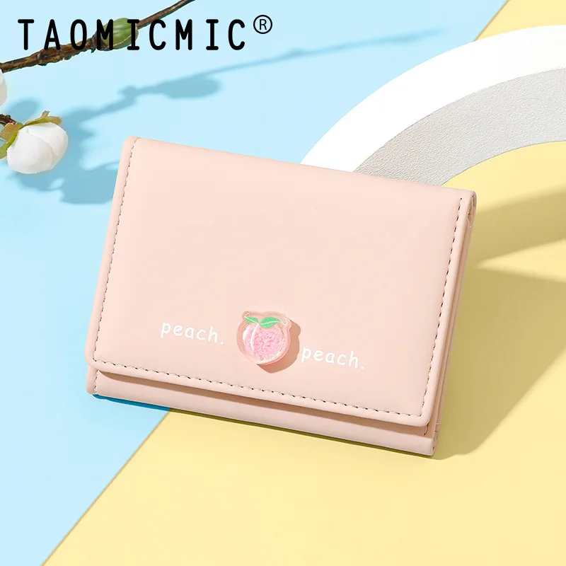 

Cute design sense wallet for women,PU leather multi-slot card case,student coin purse female,billetera mujer,carteira feminina