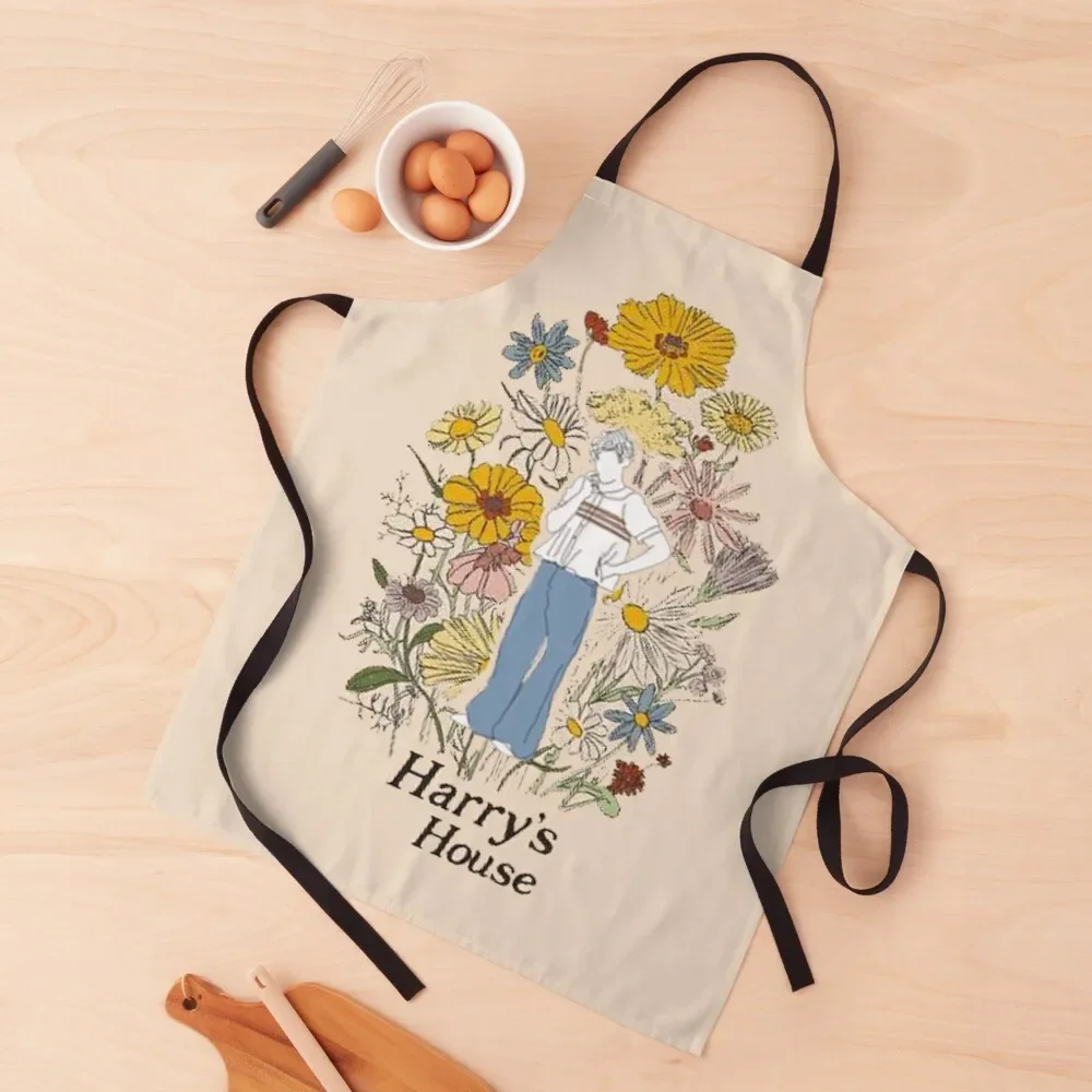 

Harry's House Apron Kitchen Apras For Women Cooking Clothes Kitchen Front Apron