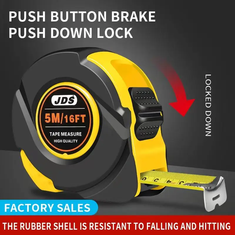 Durable Anti-Drop Measuring Tape Measure - 5 Meters (Nominal Inch) Thickened & Hardened Box