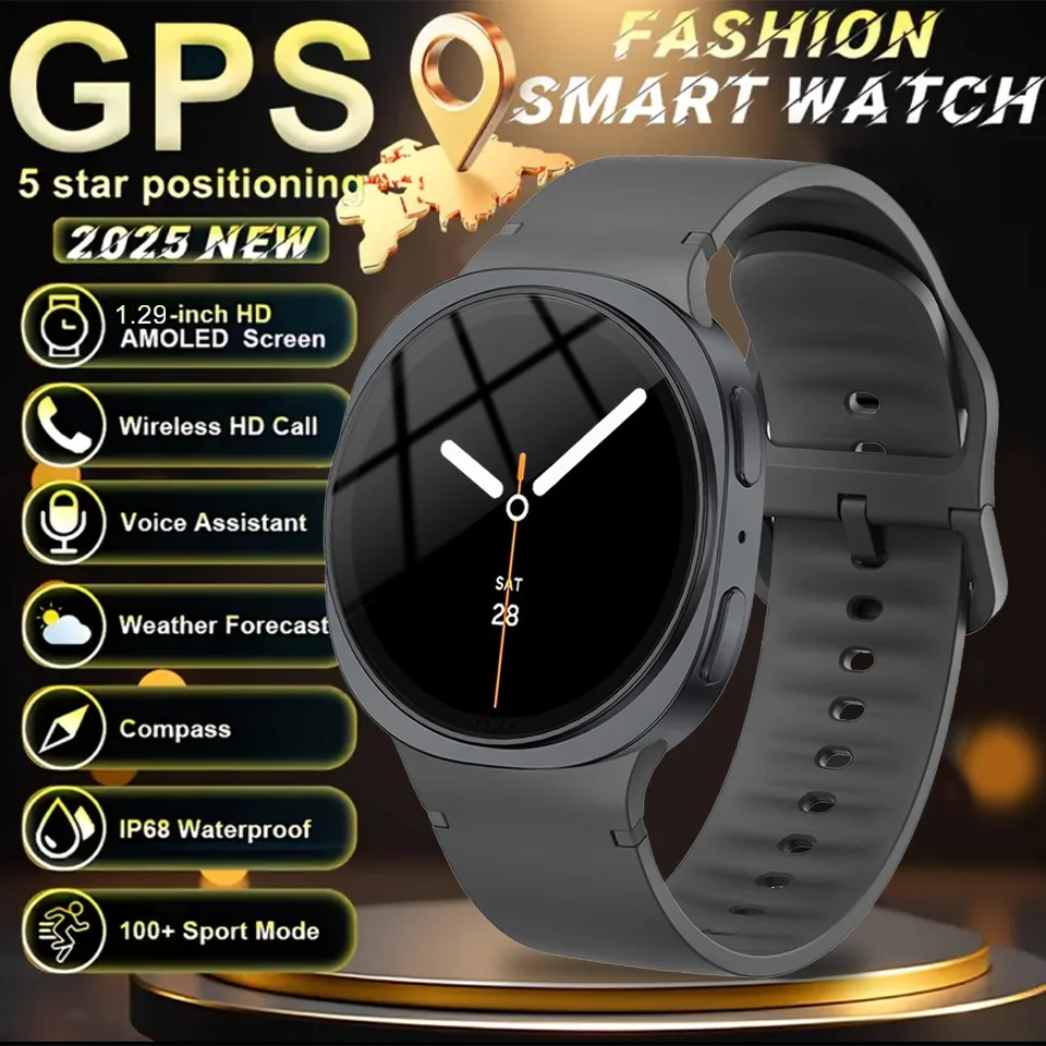 

40mm Watch 8 Mini Ultra Classic GPS Compass NFC SmartWatch Men AMOLED Rotat Dial BT Call IP68Waterproof Watch 7 Upgraded Watch
