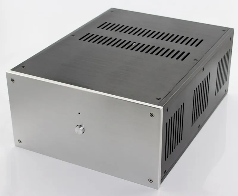 

Height 150mm Full Aluminum Post Stage Class A Amplifier Chassis Shell Housing Enclosure / Case / DIY Box (285*150*370mm)