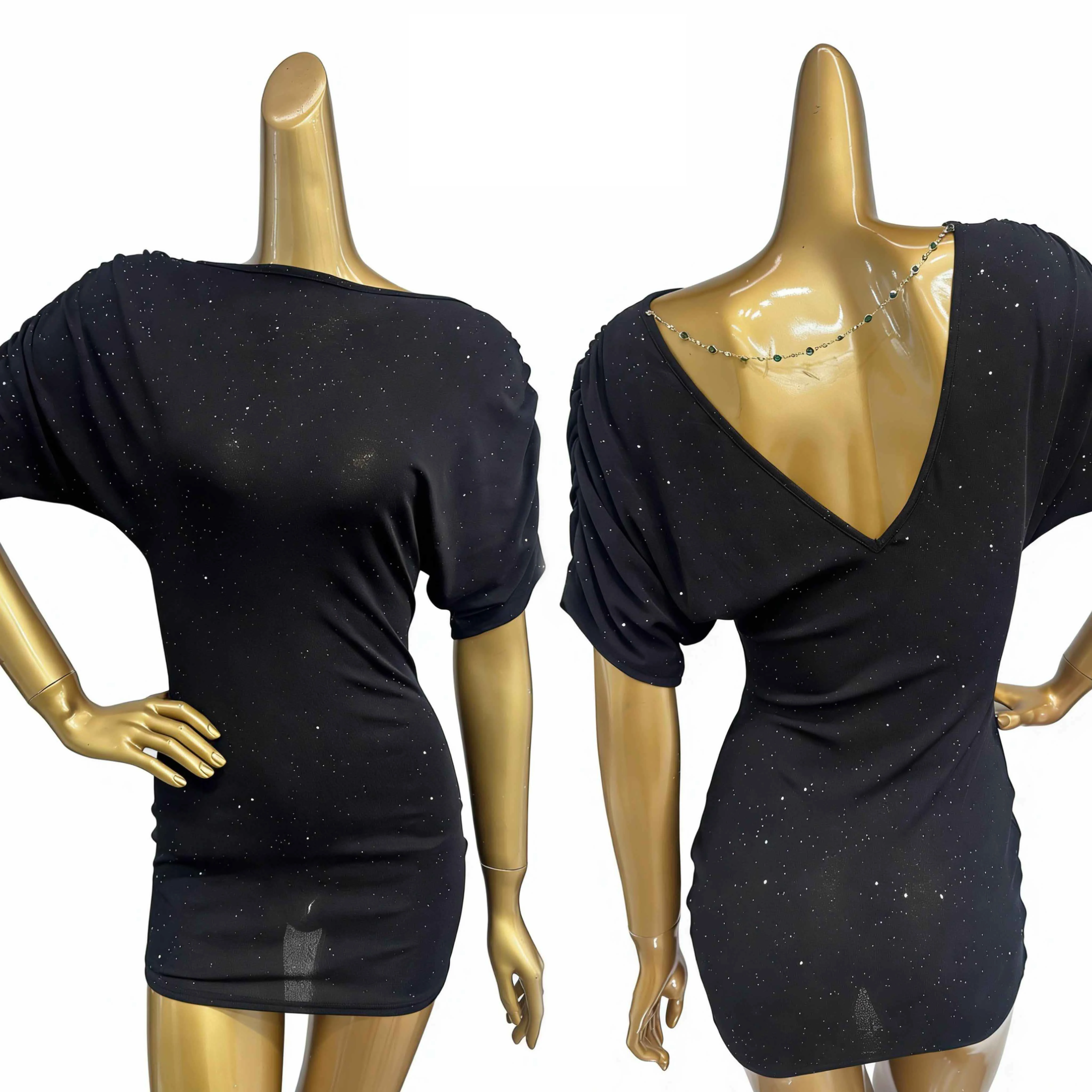 

Черно-серое-фиолетовое платье для латиноамериканских танцев с короткими рукавами, расшитое пайетками, с открытой спиной, облегающее бедра, сексуальное танцевальное платье, женский костюм для румбы