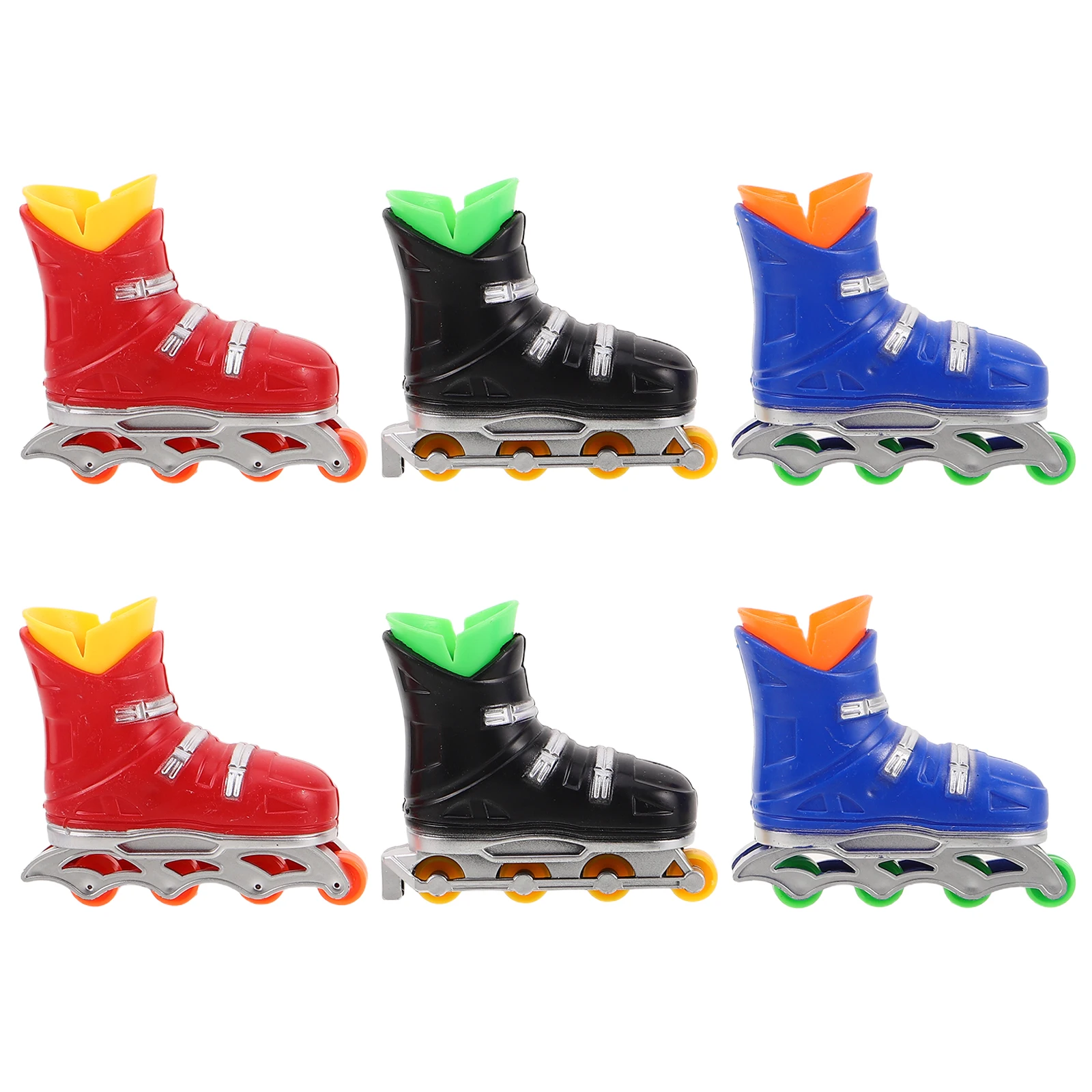 6Pairs Mini Finger Skateboard Unique Design Portable Compact Desktop Fun for Kids Adults Enhances Coordination Lightweight