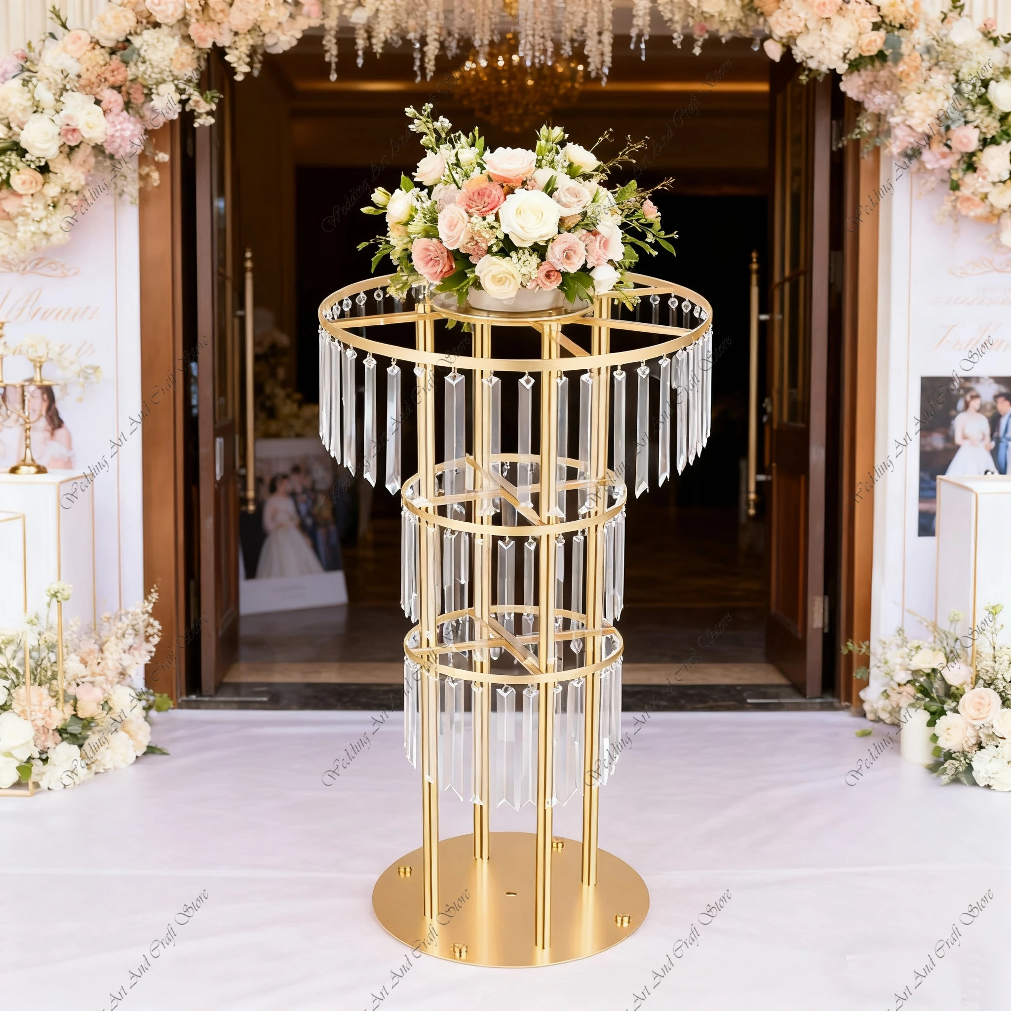 

4 шт. f30100-130см Свадебные акриловые подставки для свечей, цветочные стойки, металлические серебряные декорации для свадебной дорожки, свадебная арка H46