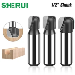 12mm 1/2in Shank Bowl & Tray Router Bit Round Nose fresa strumenti per la lavorazione del legno strumento per incisione