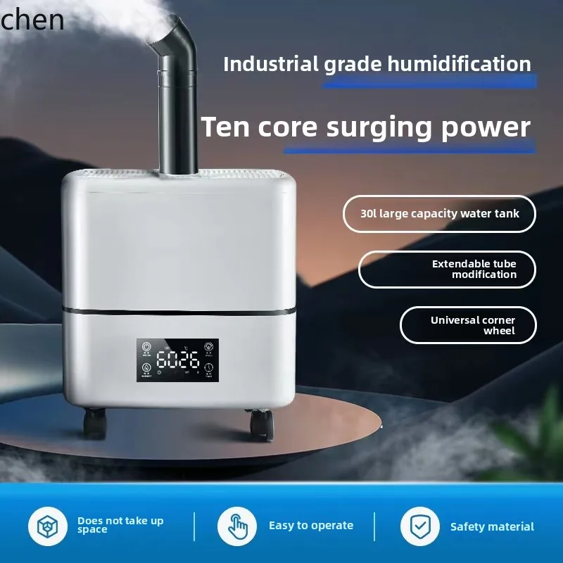 Umidificatore industriale HTT Supermercato Conservazione di frutta e verdura Malatang Grande stallo di nebbia Macchina per spruzzatura di piante verdi
