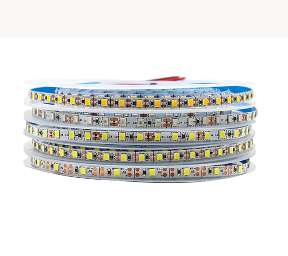 LED Strip Light 5M DC12V 2835 180Leds/m Rape 4mm 2835  Light Flexible LED Ribbon Backlight Lamp