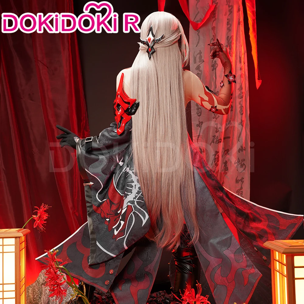 IN STOCK Acheron Cosplay Costume Game Honkai: Star Rail Cosplay DokiDoki-R Honkai Women Costume Acheron Cosplay Wig Halloween