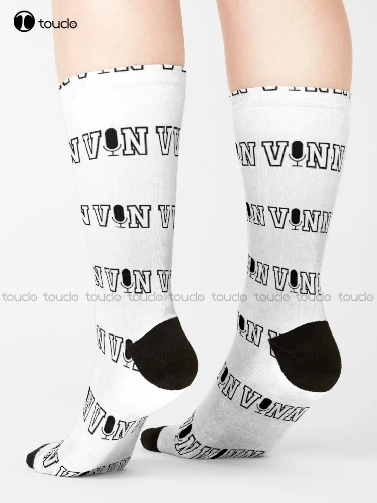 Vin Scully Socks Funny Socks For Women 360° Digital Print Custom Gift Christmas New Year Gift Creative Funny Socks Halloween New