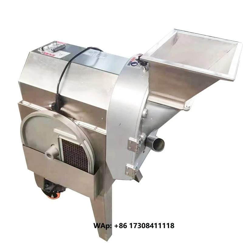 Fully Automatic Vegetable Fruit Cutting Machine Commercial Slicing Shredding Slicer Multifunctional Fruit Vegetable Cutting
