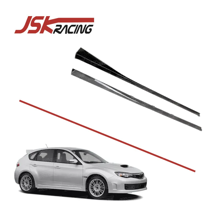 Faldones Laterales de Fibra de Carbono Estilo ZS para Subaru Impreza 10 STI GRB GRF 2008-2011