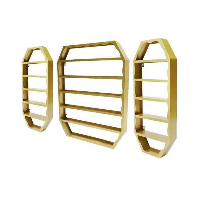 Wall-Mounted Metal Nail Polish Display Rack