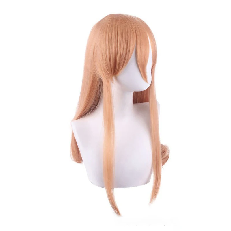 Peluca de Cosplay película motosierra hombre Pava cabello humano mujer euroamericana marrón pelo largo liso conjunto botón malla uso diario pelucas completas