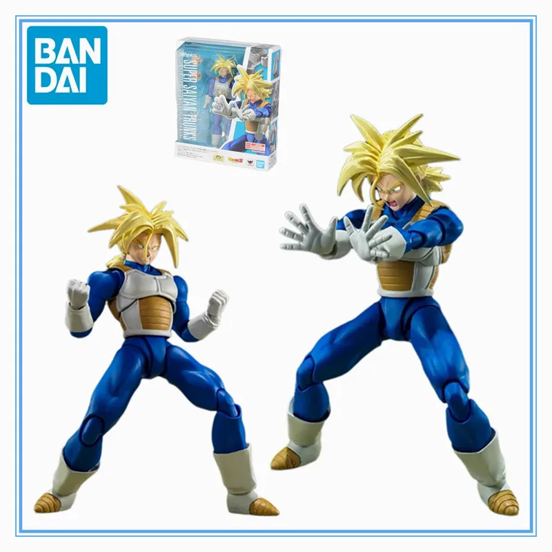 

Original Genuine Dragon Ball Super S.H.Figuarts SUPER SAIYAN TRUNKS Bandai Anime Model Toys Action Figure Gifts Collectible