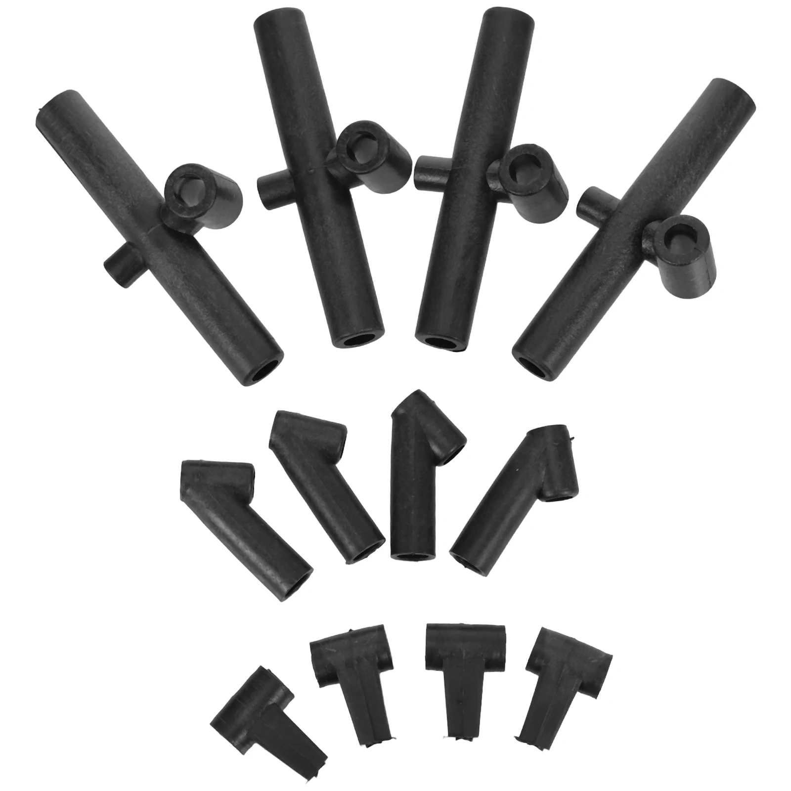 12 pièces accessoires cadre en plastique outils composants bricolage connecteur pièces bec de canard cerf-volant cadre pièces tige en plastique connecteurs assemblage