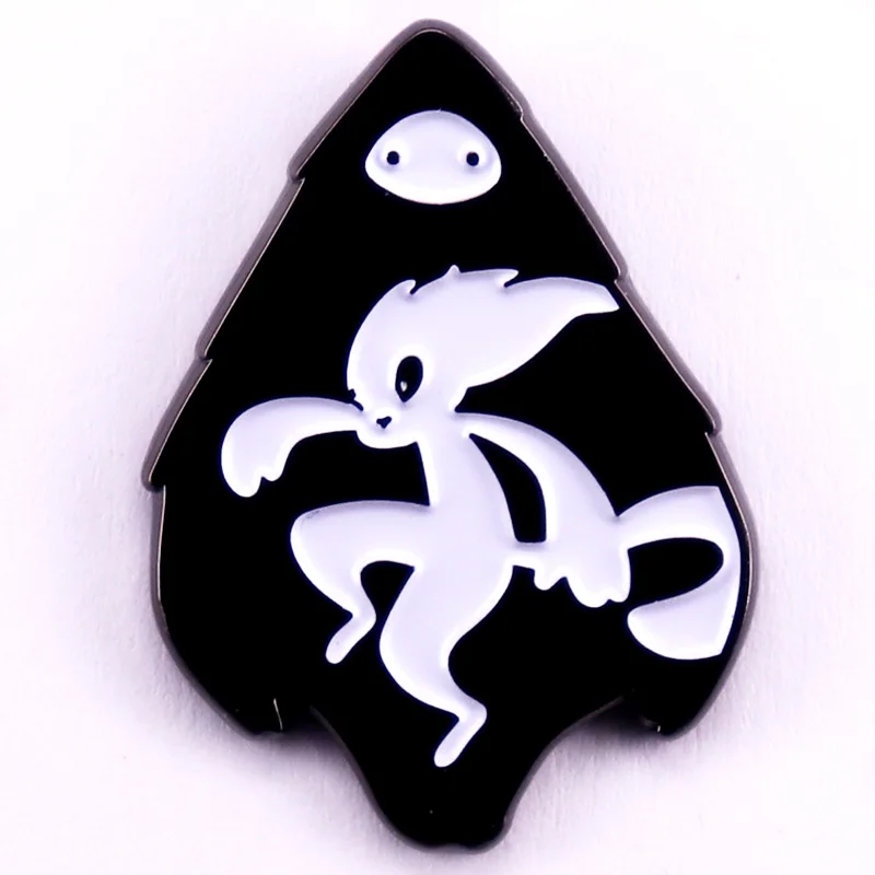 Ori and Naru Lapel Pin Adventure Game Ori and The Blind Forest Enamel Pin Gamer Gift Jewelry
