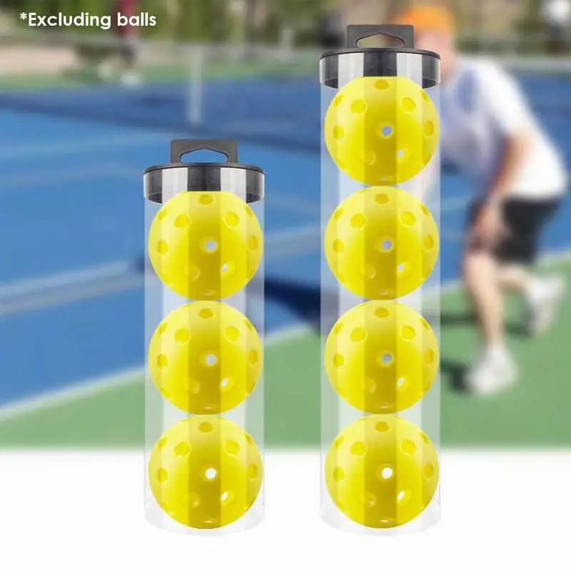 Tennis Ball Can Clear Tennis Ball Holder Clear Collector And Tube Ball Organizer Storage And Sports Accessories