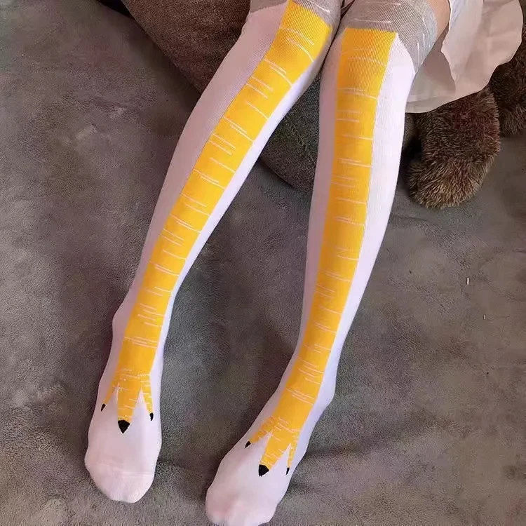 مضحك الدجاج باو تخزين الإفراط  - مراجعة Funny Chicken Leg Socks وسعره