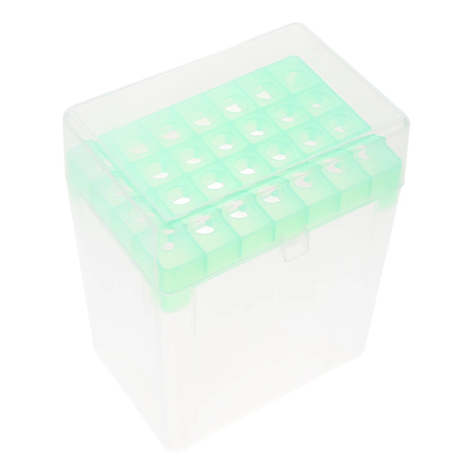 

Test Tube Storage Holder 28-Hole 5ml Vial Box Laboratory Sample Organizer Easy Tube Storage Box Vial Holder