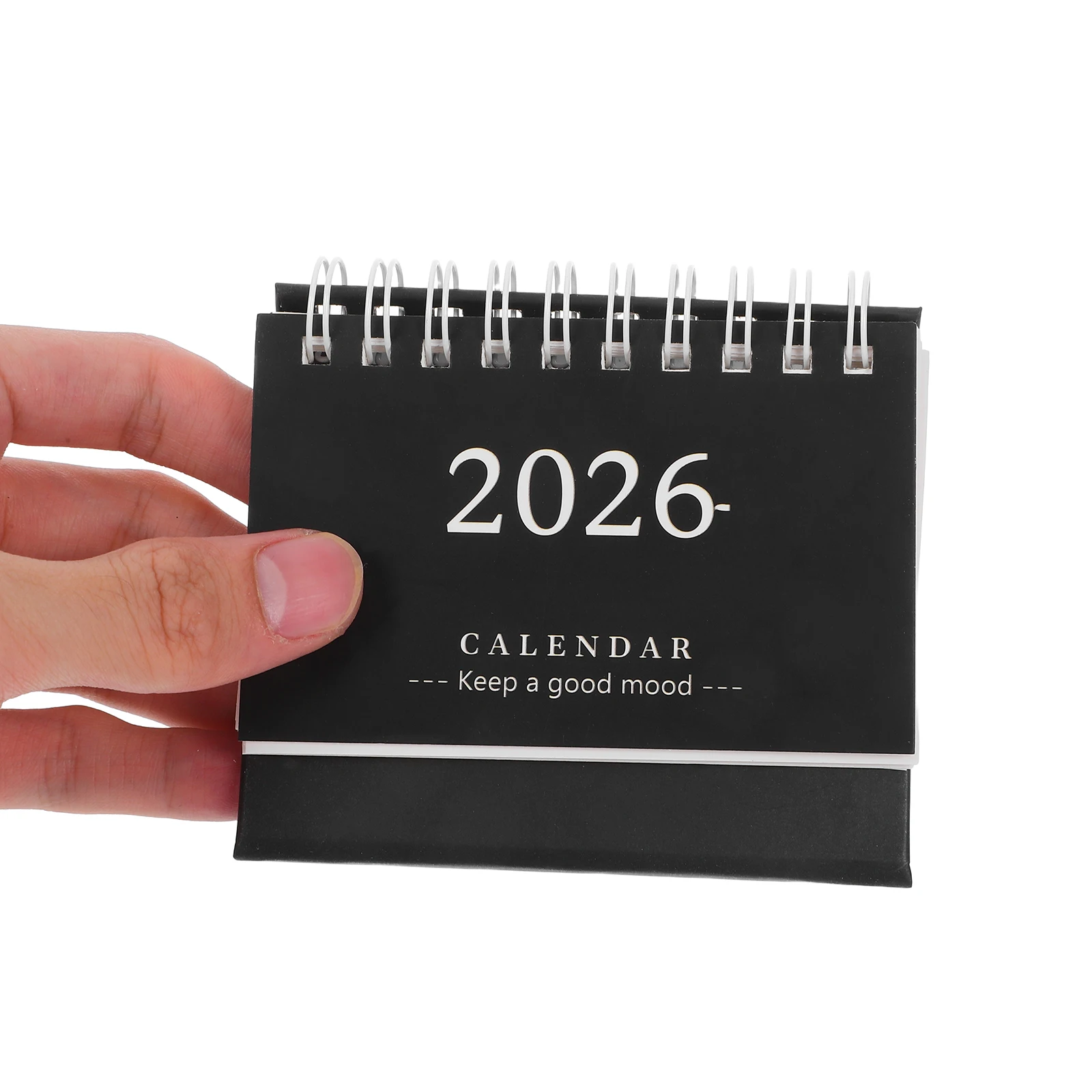 

2026 Desk Table Office Supplies Tabletop Bedside Mini Flip Calendar For Daily Use Compact Foldable Portable Standing Desktop