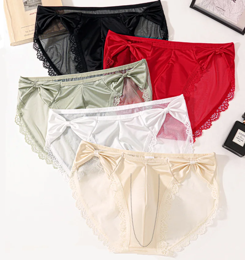 New lencerías muy hot Lace men's underwear high slit sexys tøy men cueca U convex bag cuecas masculino mesh calzoncillos hombre