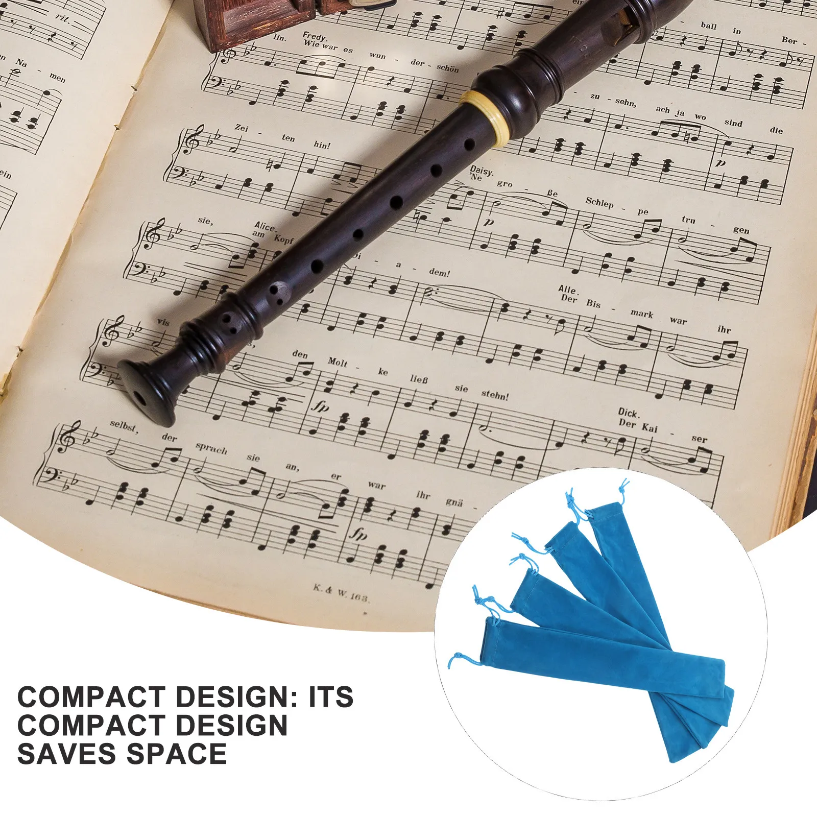 

Набор из 8 компактных чехлов на шнурке для музыкальных инструментов: флейта, кларнет, губная гармошка – для хранения и выступлений музыкантов