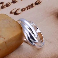 Bagues en argent Sterling 925 pour femmes, belle breloque de mariage, à la mode, bijoux, cadeau d'amoureux mignon 5