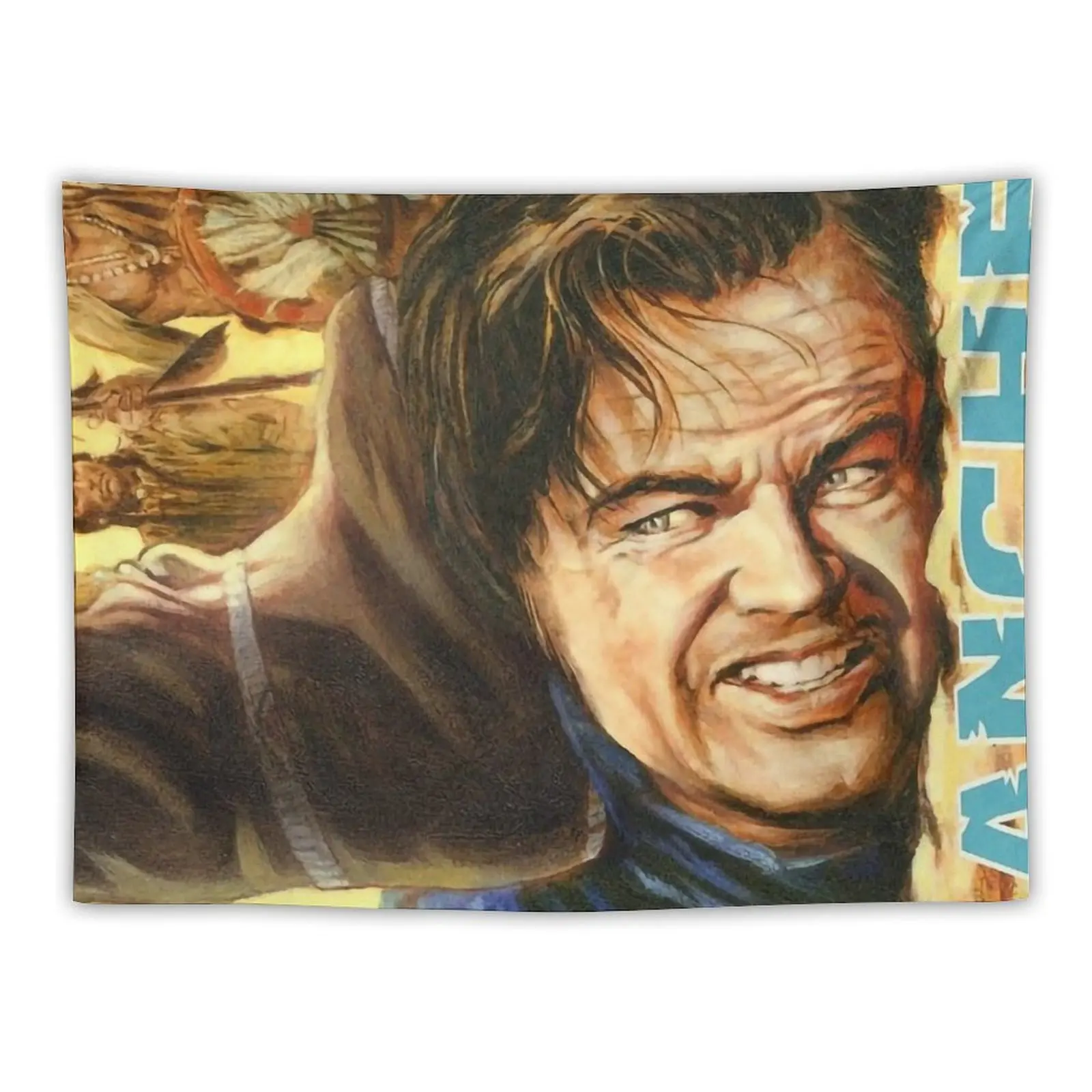 Leo Rick Dalton DiCaprio House parking poster Tapestry Cute Decor Bedroom Decor Aesthetic Tapestry