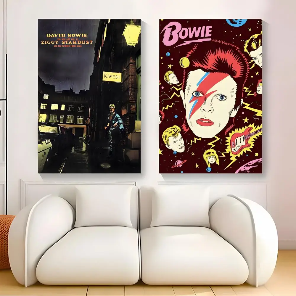 David Bowie COOL Painting Calligraphy Exhibition poster photo oil painting canvas synthetic fiber for living dining room view 2
