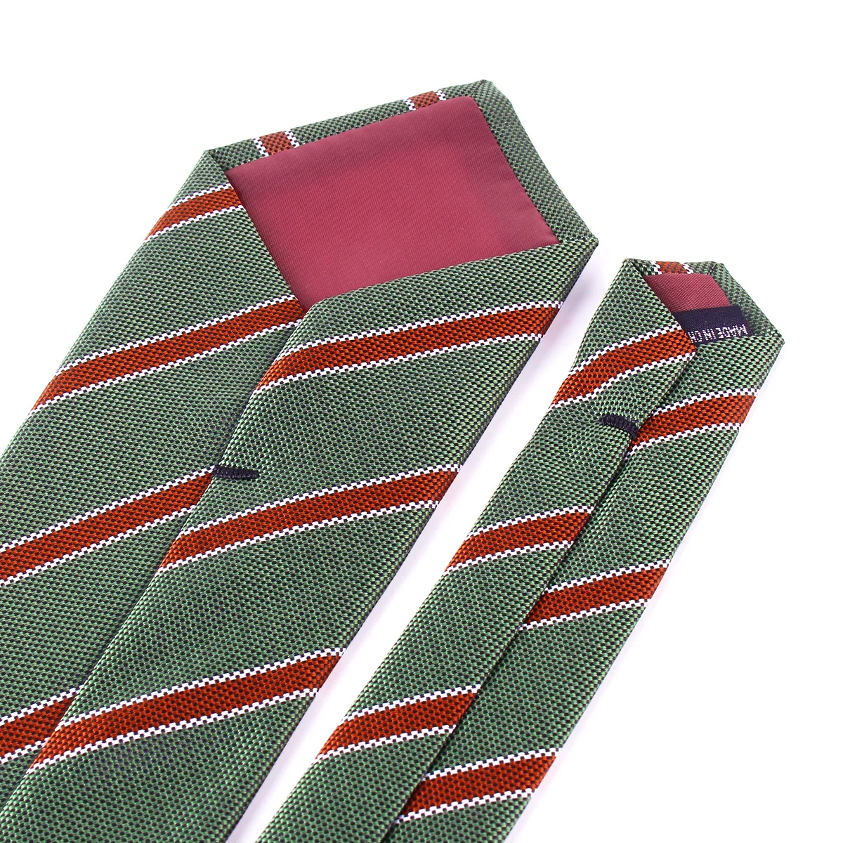 Corbata de rayas verdes para hombres y mujeres, corbata de cuello de Cachemira para fiesta de negocios, corbatas Jacquard informales, traje clásico, corbatas de cuello delgadas para adultos