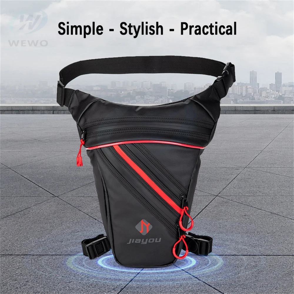 Motorcycle Leg Bag Waterproof Waist Drop Thigh Hip Bum Belt Fanny Bike Rider Outdoor Sacoche Moto Pocket Bag Cell Phone Bag