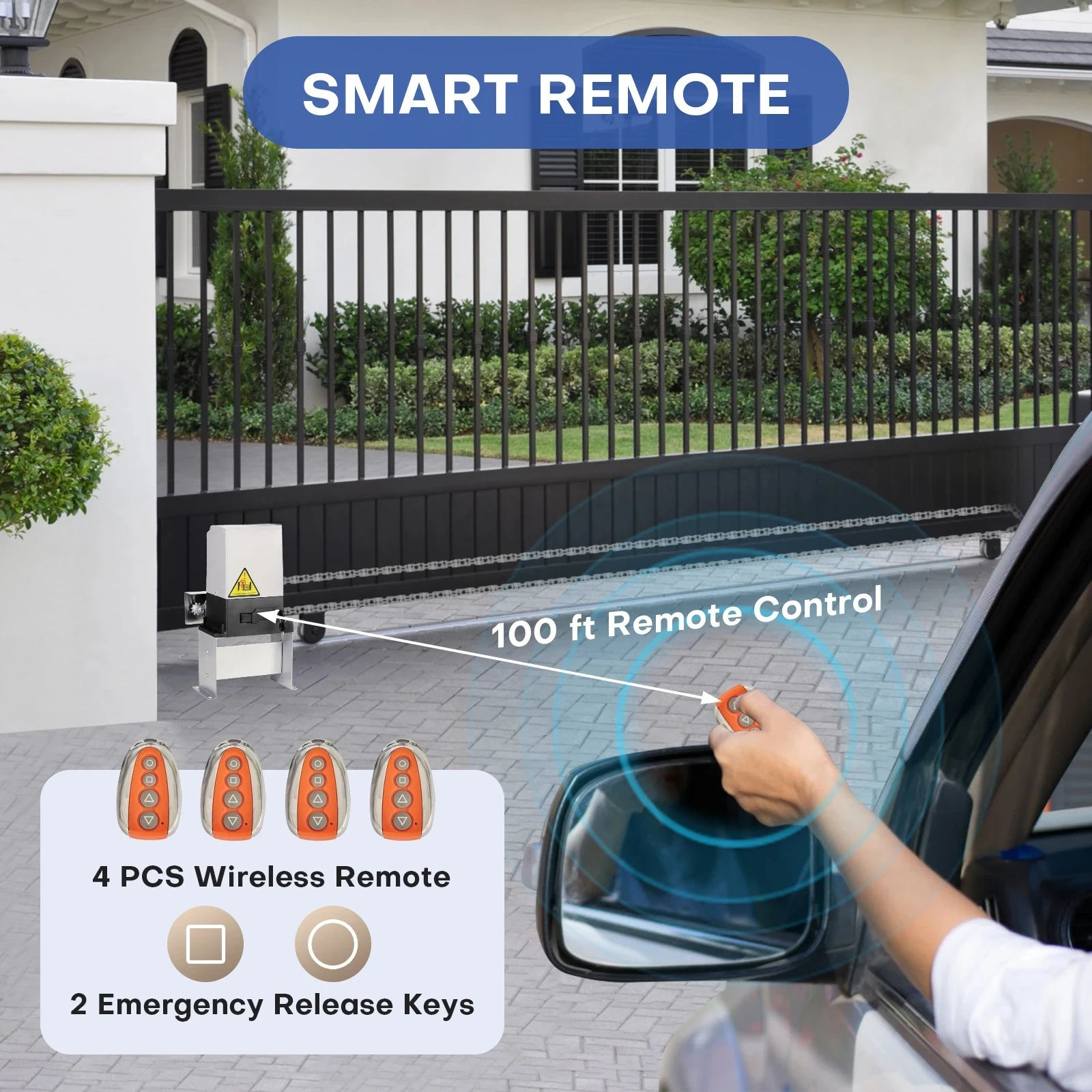 ชุดเปิดประตูเลื่อนอัตโนมัติ มอ - Smart Garden Gate บทวิจารณ์และราคา