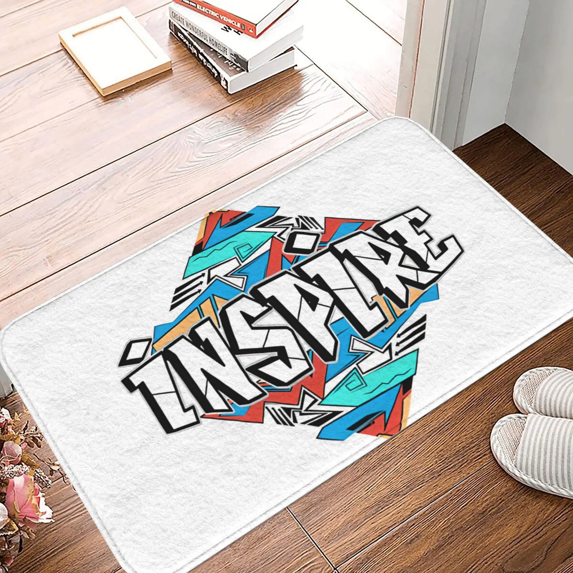 1pc Christmas Decor Non-Slip Entrance Mat Motivational Dad Bath Kitchen Rug Welcome Floor Covering Home Design