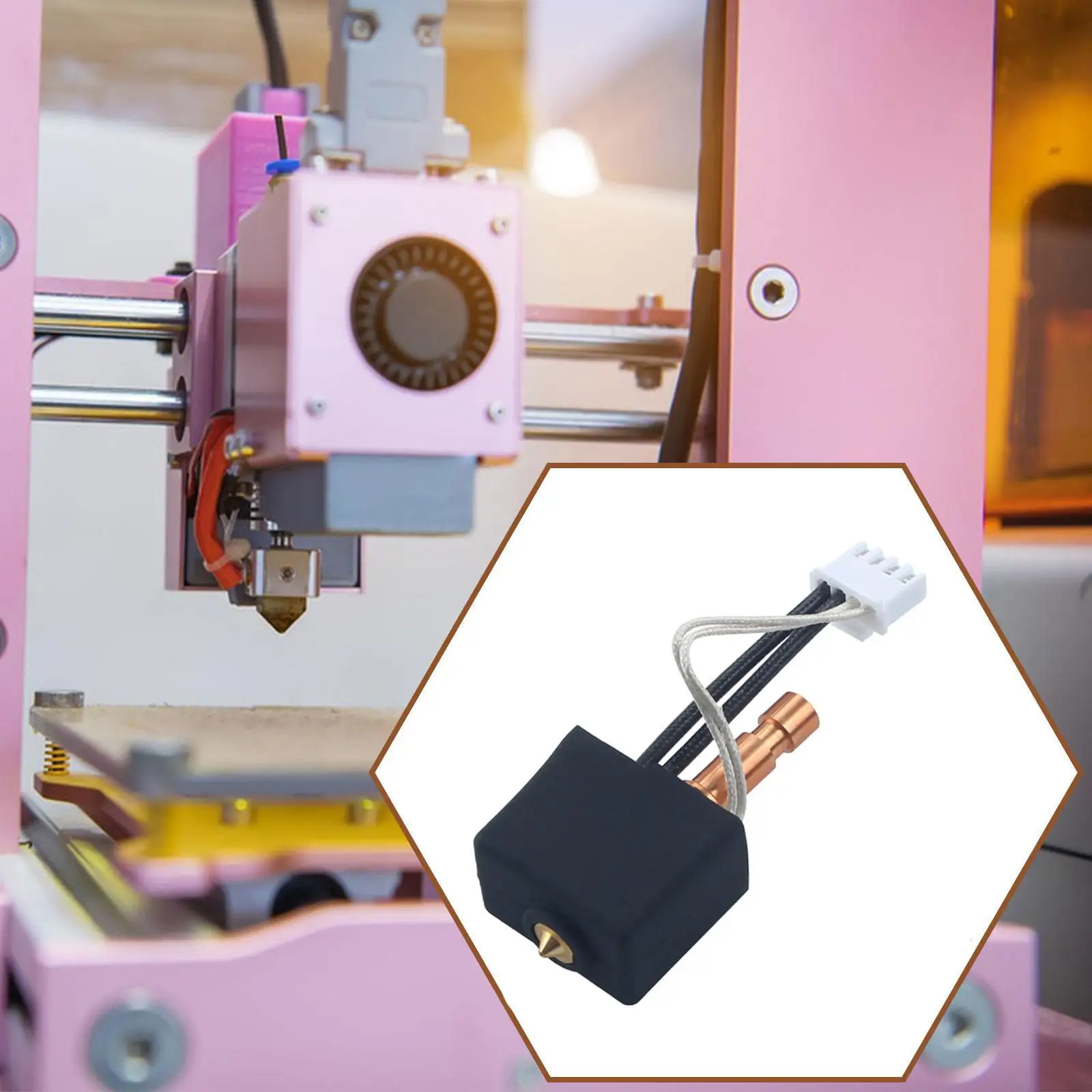 

Комплект Hotend для 3D-принтера, универсальный, простая установка, детали для 3D-печати, высокая температура для S1C