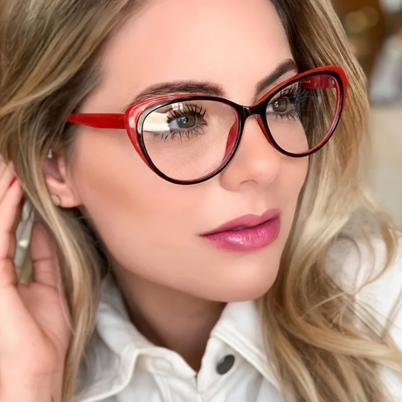 New women's fashion cat glasses, high definition lenses, daily wear - Detail 1