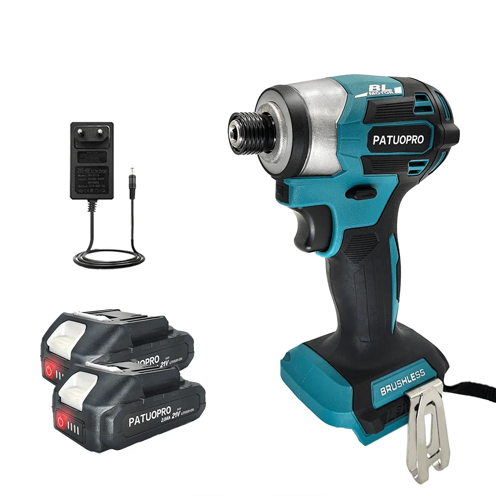 Motorista de Impacto Compacto sem Fio Elétrico Velocidades 14-polegada Hex sem Escova Makita 18v Bateria