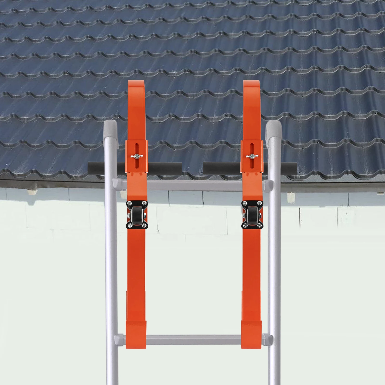 2 Roof Ladder Hooks, Roof Ladder Hook, Heavy Duty Iron Non-Slip Portable Roof