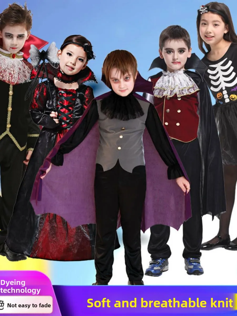 

Хэллоуин Косплей Костюм Скелета Барона Экипировка для выступлений Футболка из полиэстера-ацетатного волокна 00% бренд Sanbiphi