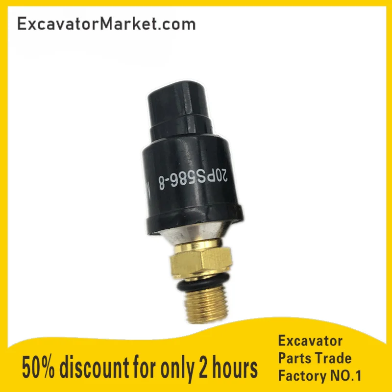 

For Hitachi 200-2-3-5-6 60 100 120 Walking Idling Sensor Pressure Switch 20PS586-8 20PS586-23 52PSF52-5 4353686 Excavator Parts