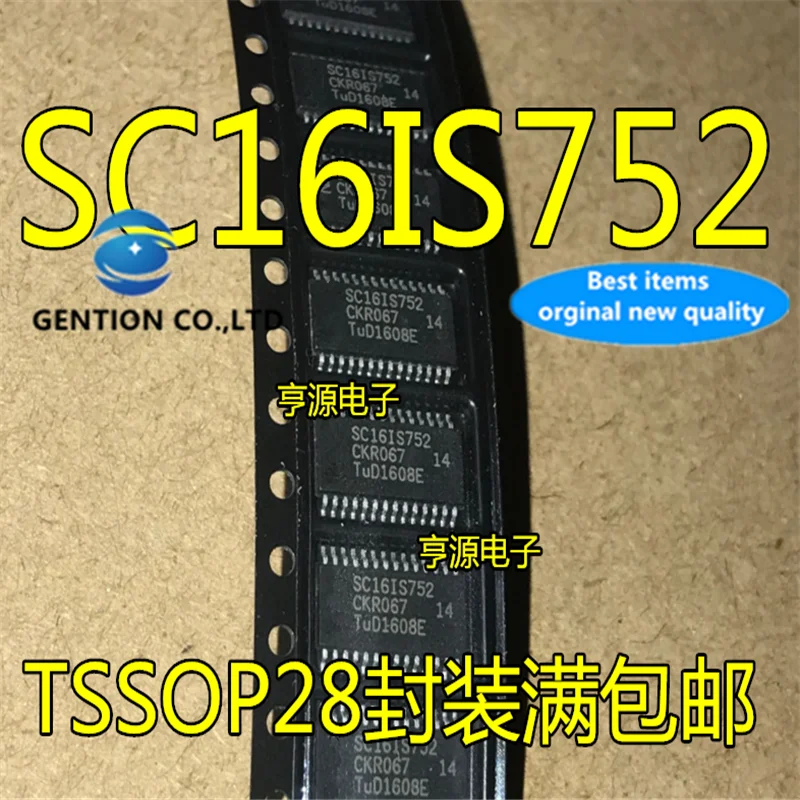 

10 шт. SC16IS752IPW SC16IS752IPWR SC16IS752 TSSOP28 двойной интерфейсный чип в наличии 100% новый и оригинальный