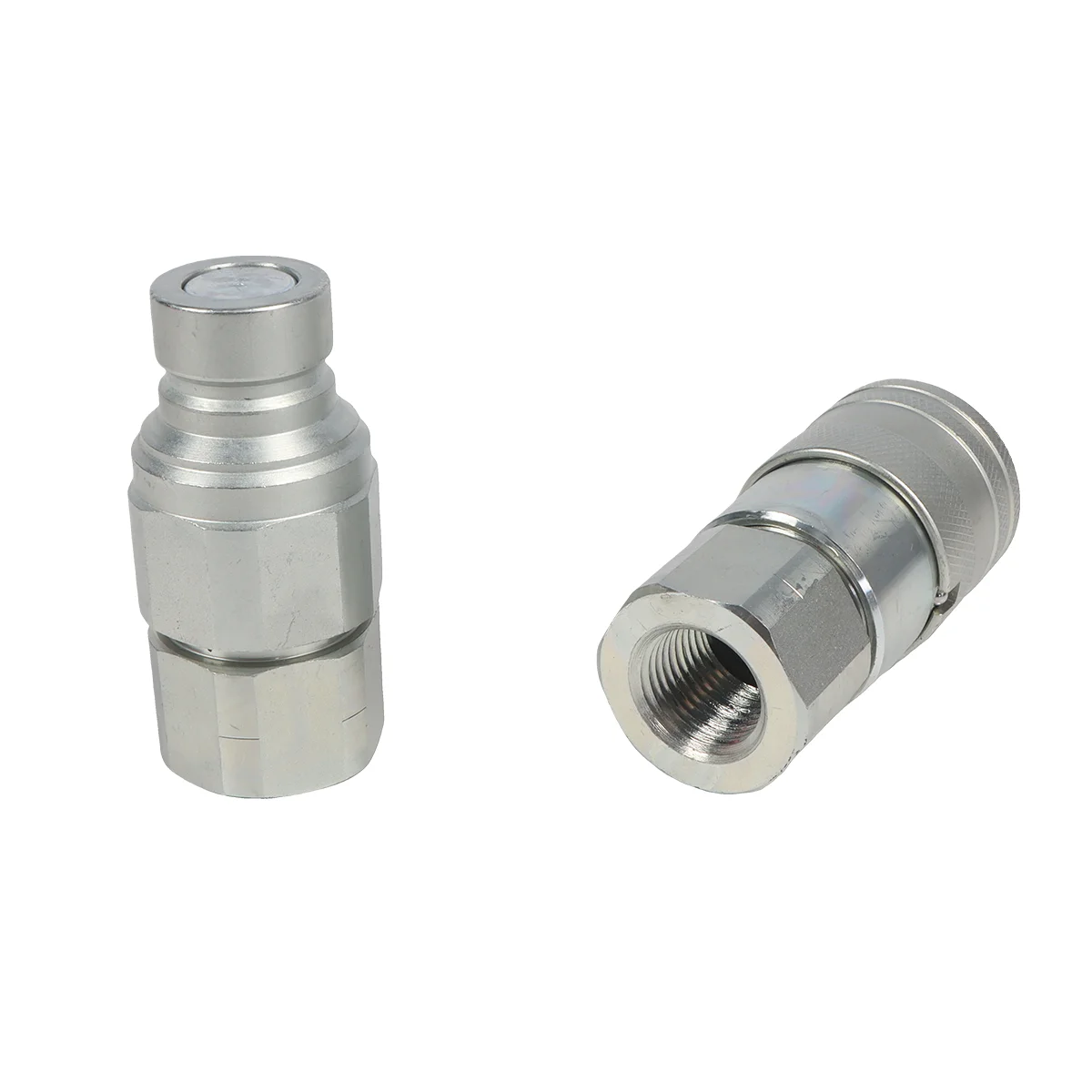 1/2 "وجه مسطح المقرنات الهيدروليكية وصلات 1/2" NPT انزلاق التوجيه الهيدروليكية توصيل سريع المقرنات مجموعة ث/ختم قبعات الغبار العلامة التجارية الجديدة