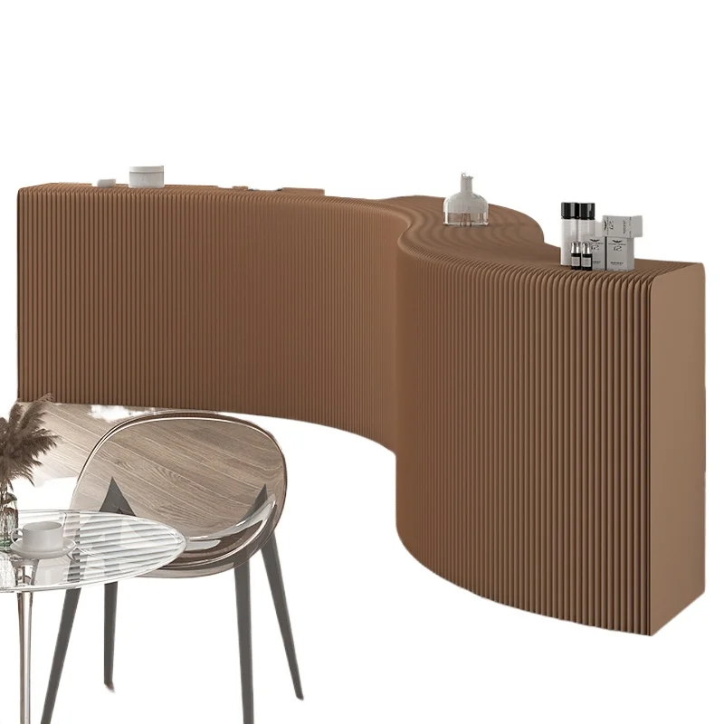 

Long booth Multifunctional shelf Paper art display stand Installation-free display cabinet exhibition