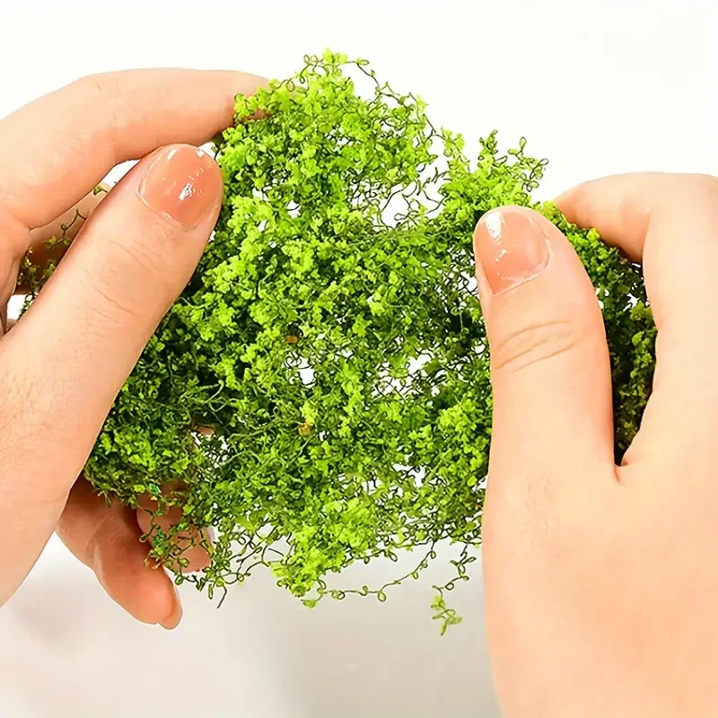 3g/bag Artificial Diy Miniature Grass Cluster Model Wall Plant Cotton Thread Vine Military Wargaming Scenery House Decor Diorama