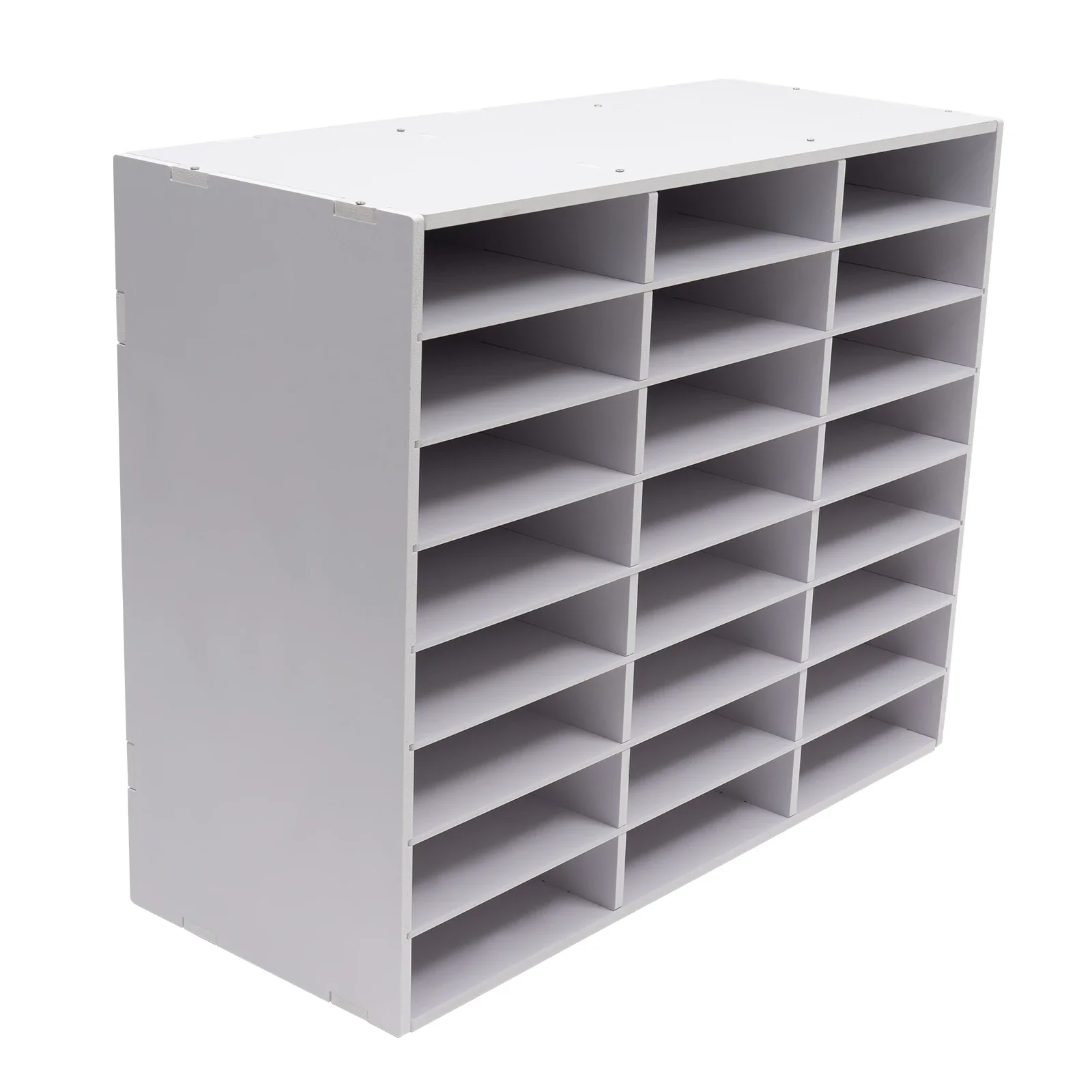 Durable Desktop File Organiser with 24 Compartments, PVC Coextrusion, Easy To Clean, 132 Lbs Weight, for Office Documents