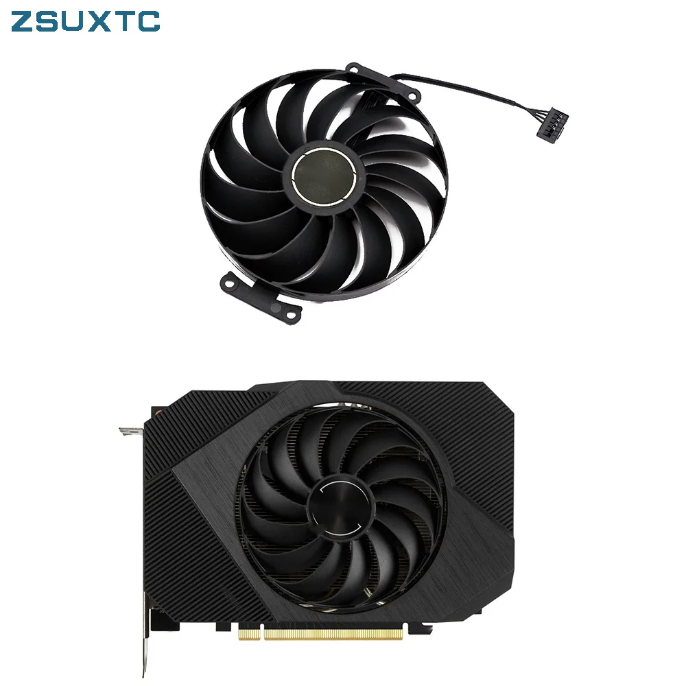 95MM 6PIN T129215SU cf10u12d RTX3050 RTX3060 wentylator GPU dla ASUS RTX 3050 3060 PHOENIX ITX karta graficzna wentylator chłodzący
